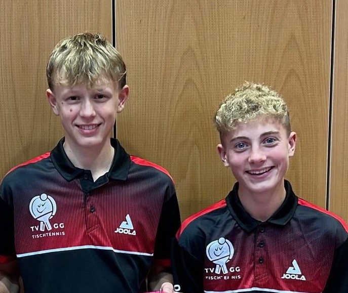 Die Punktelieferanten Mika und Alessio spielen noch in der Bezirksoberliga Jungen 19 sehr erfolgreich.