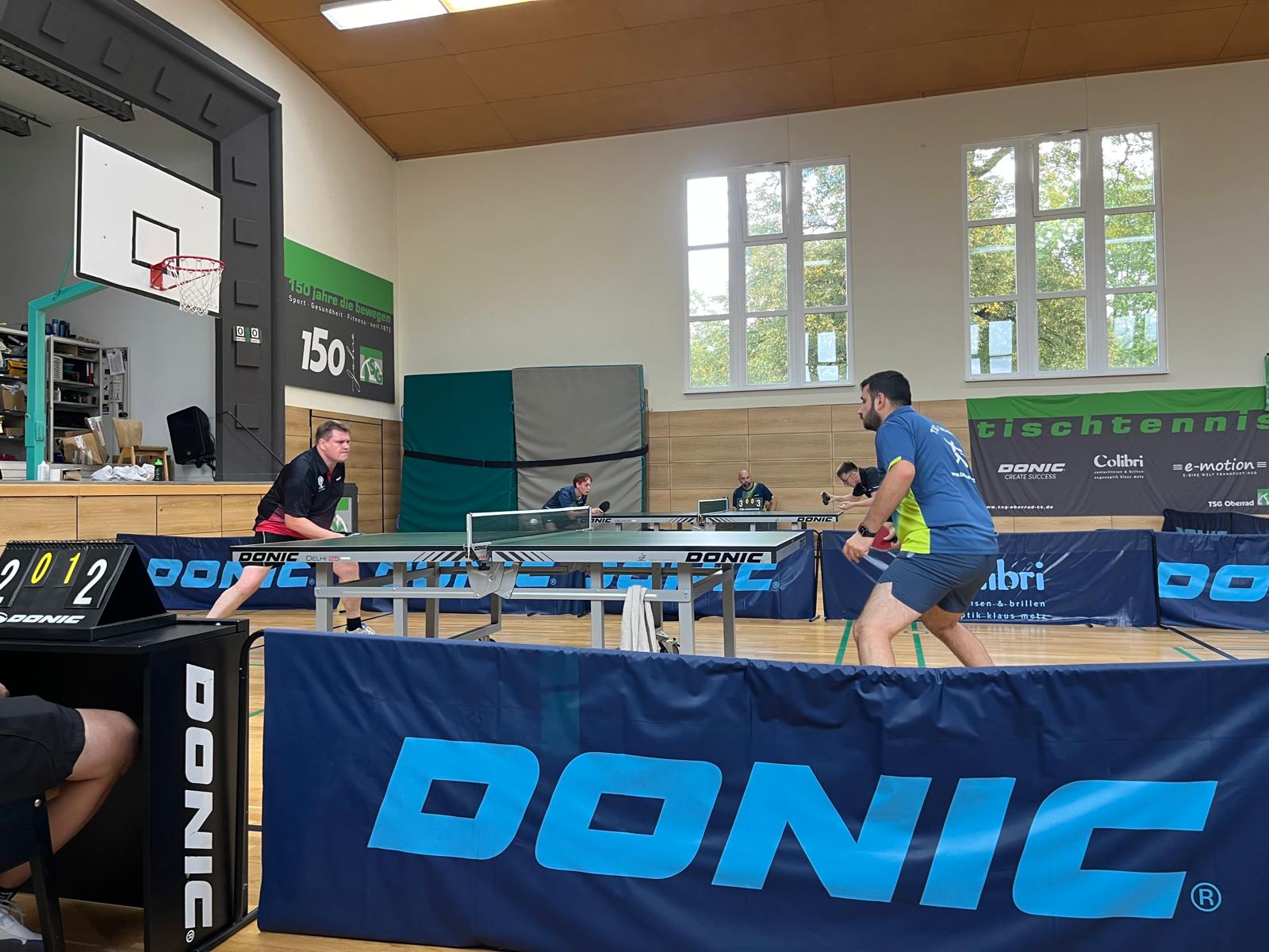 Neue Rolle für Rafael Stenzel und Torben Faßnacht im hinteren Paarkreuz.