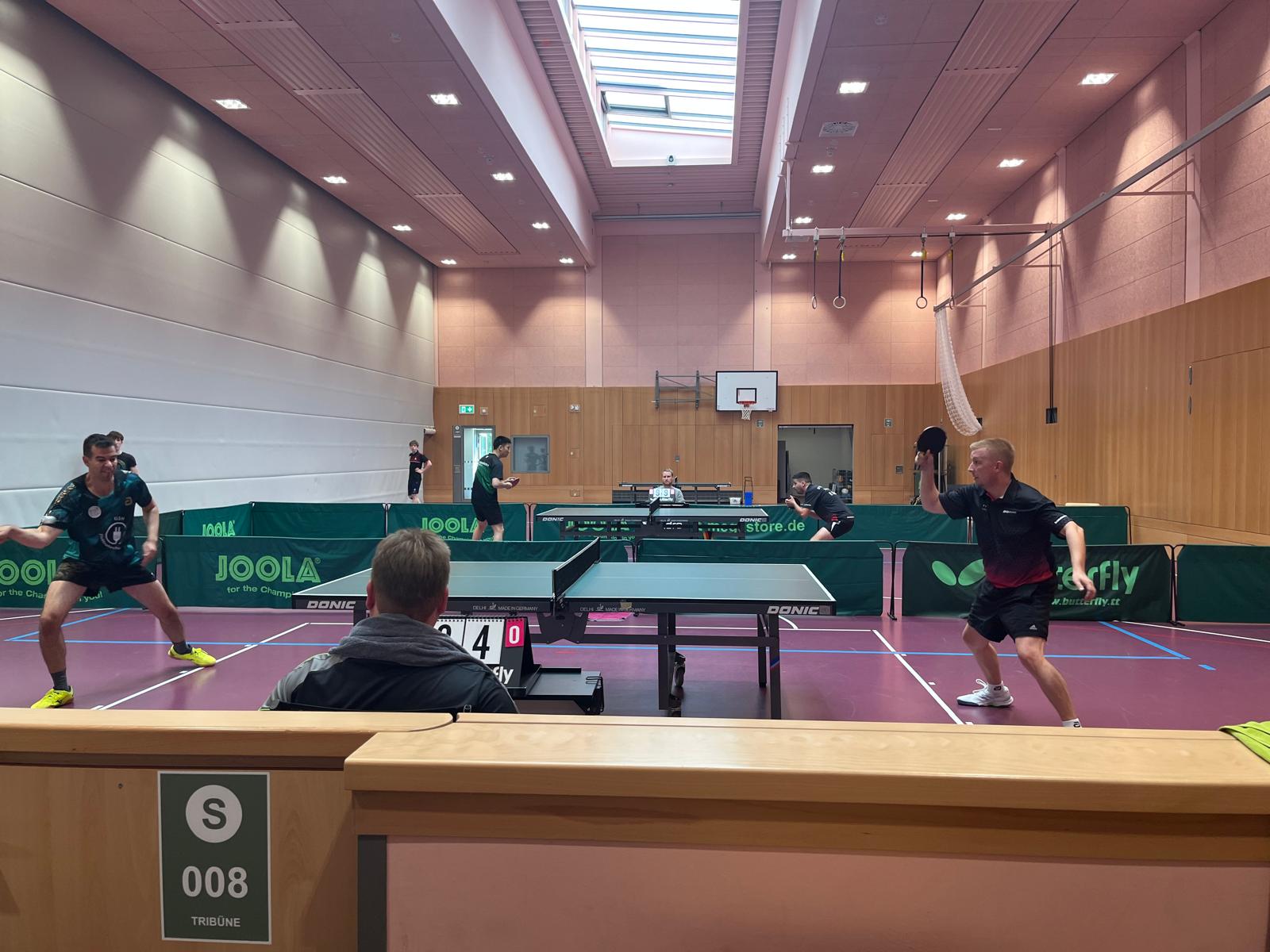 Nicht zu bezwingen war bei seinem ersten Heimspiel für den TV, Jan Amend.