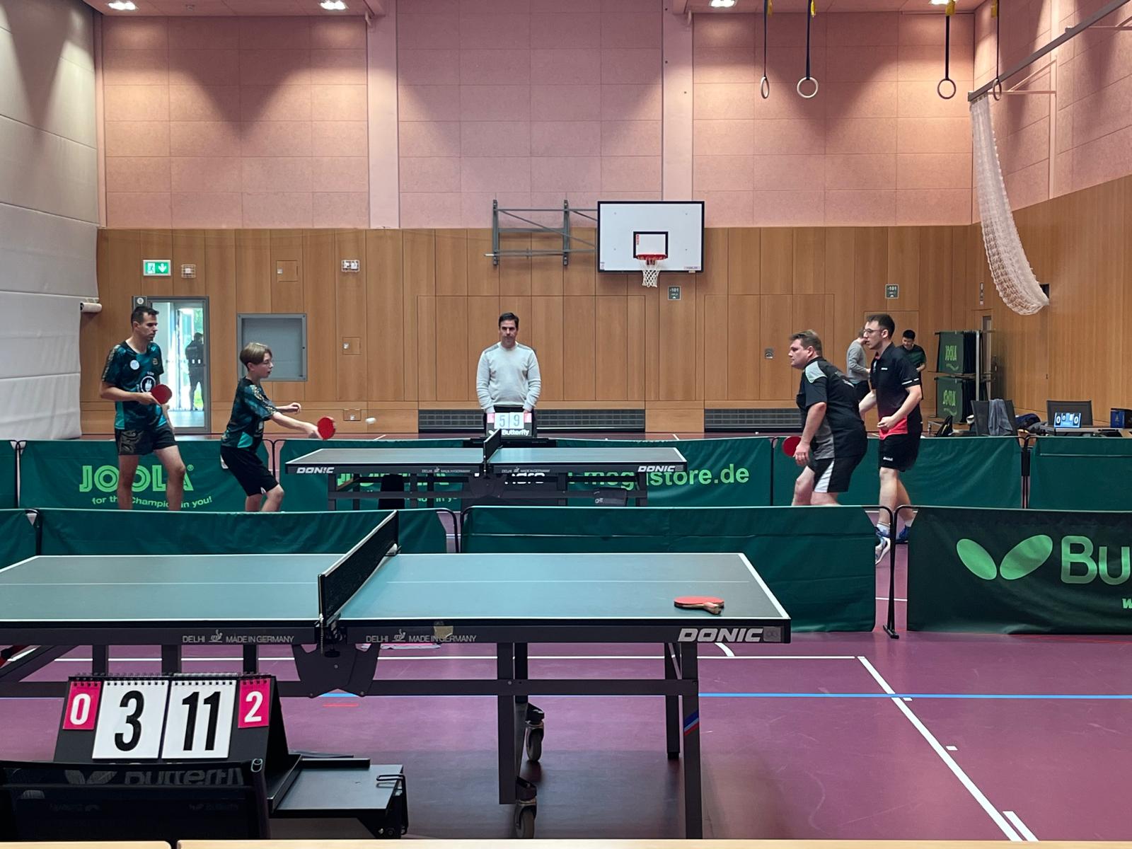 Auf eins können sich die TVler aktuell verlassen, ihre Doppelstärke. Hier Rafael Stenzel und Torben Faßnacht im Doppel 2.