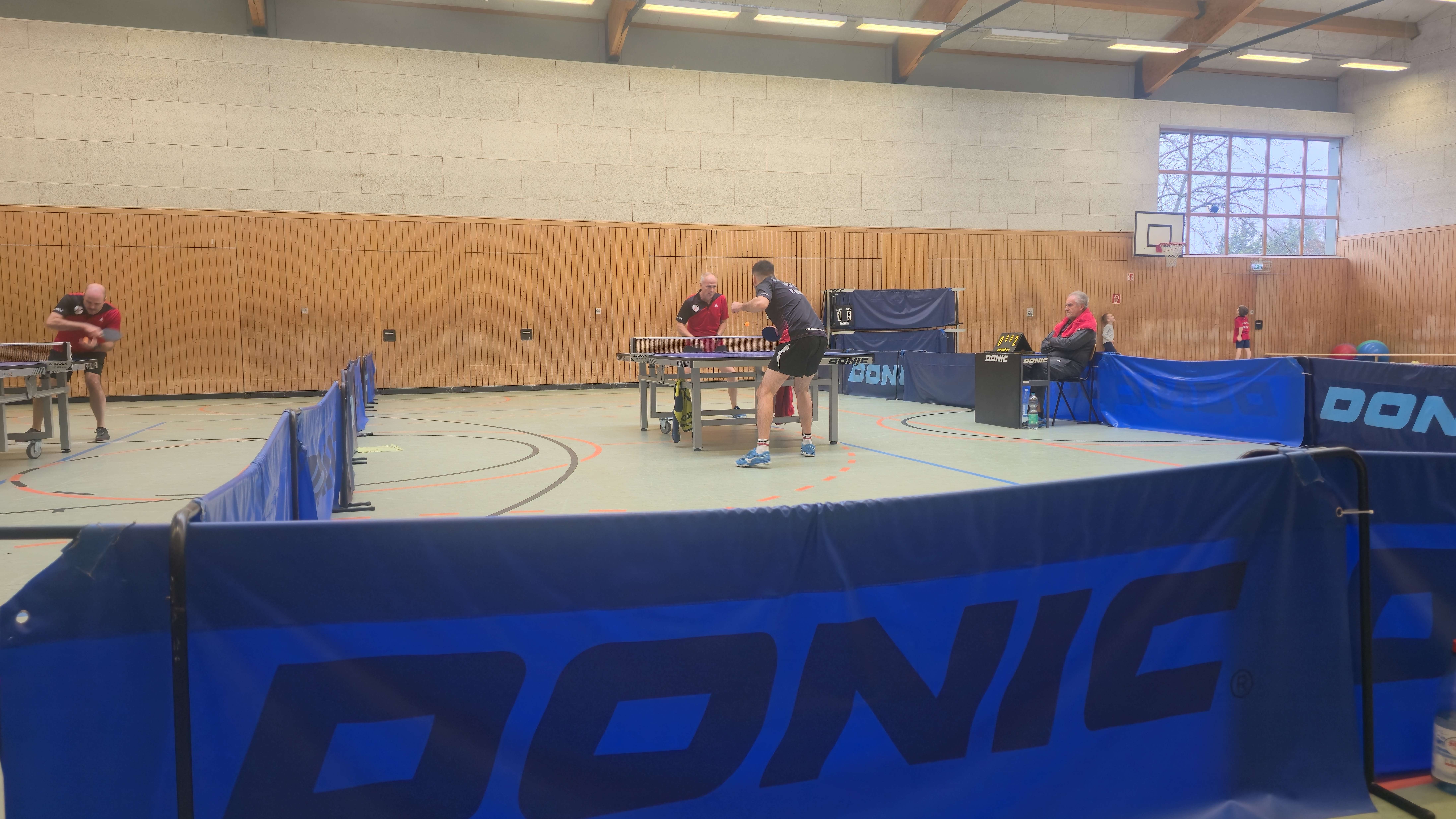 Vs Ginsheim: Alle Einzel gingen an den TV, im vorderen Paarkreuz klar und im hinteren Paarkreuz größtenteils knapp.